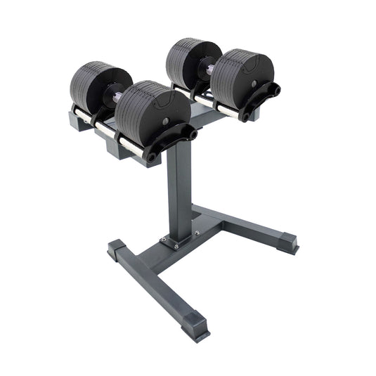 Powercore 36kg Smart Adjustable Dumbbells with Stand