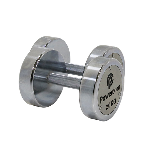 Powercore Electroplated Steel Dumbbell 20KG (pair) view 2