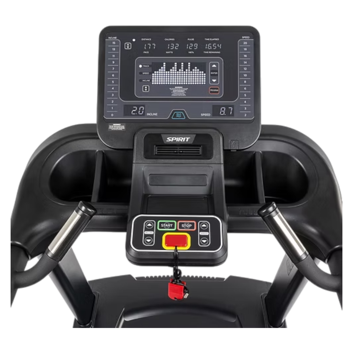 Spirit CT800+ Commercial Treadmill view 2